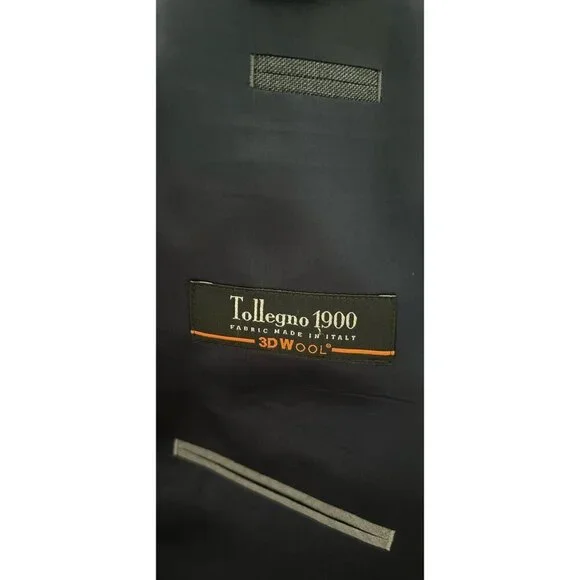 J.Crew Ludlow Blazer 3D Tollegno Wool Gray Lined Size 44R/Slim - Picture 10 of 11